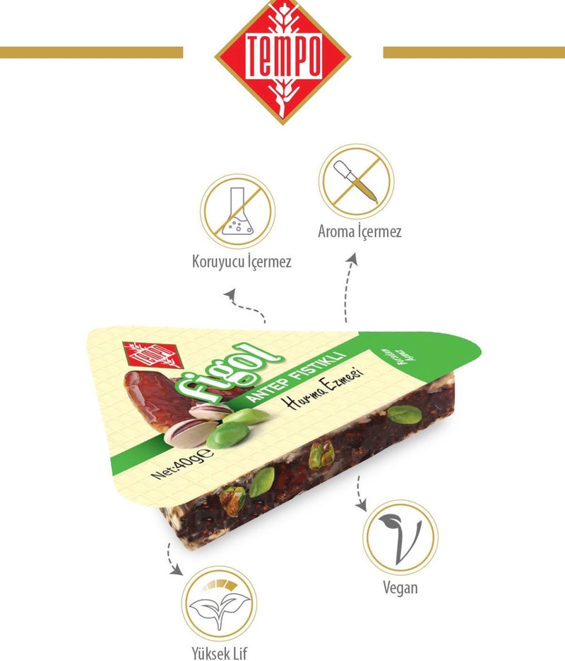 Tempo Figol Antep Fıstıklı Hurma Ezmesi