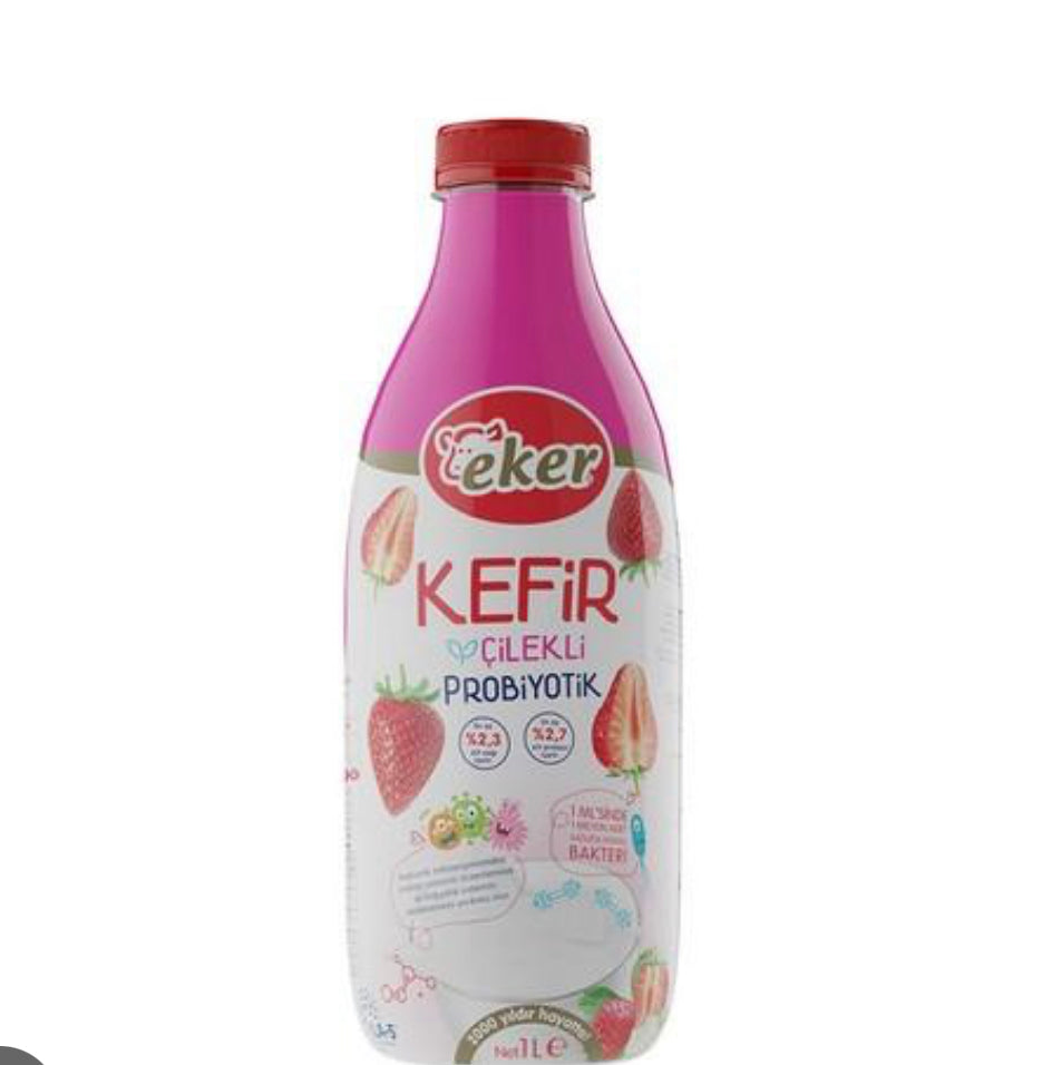 Eker Çilekli Kefir 1 Lt.