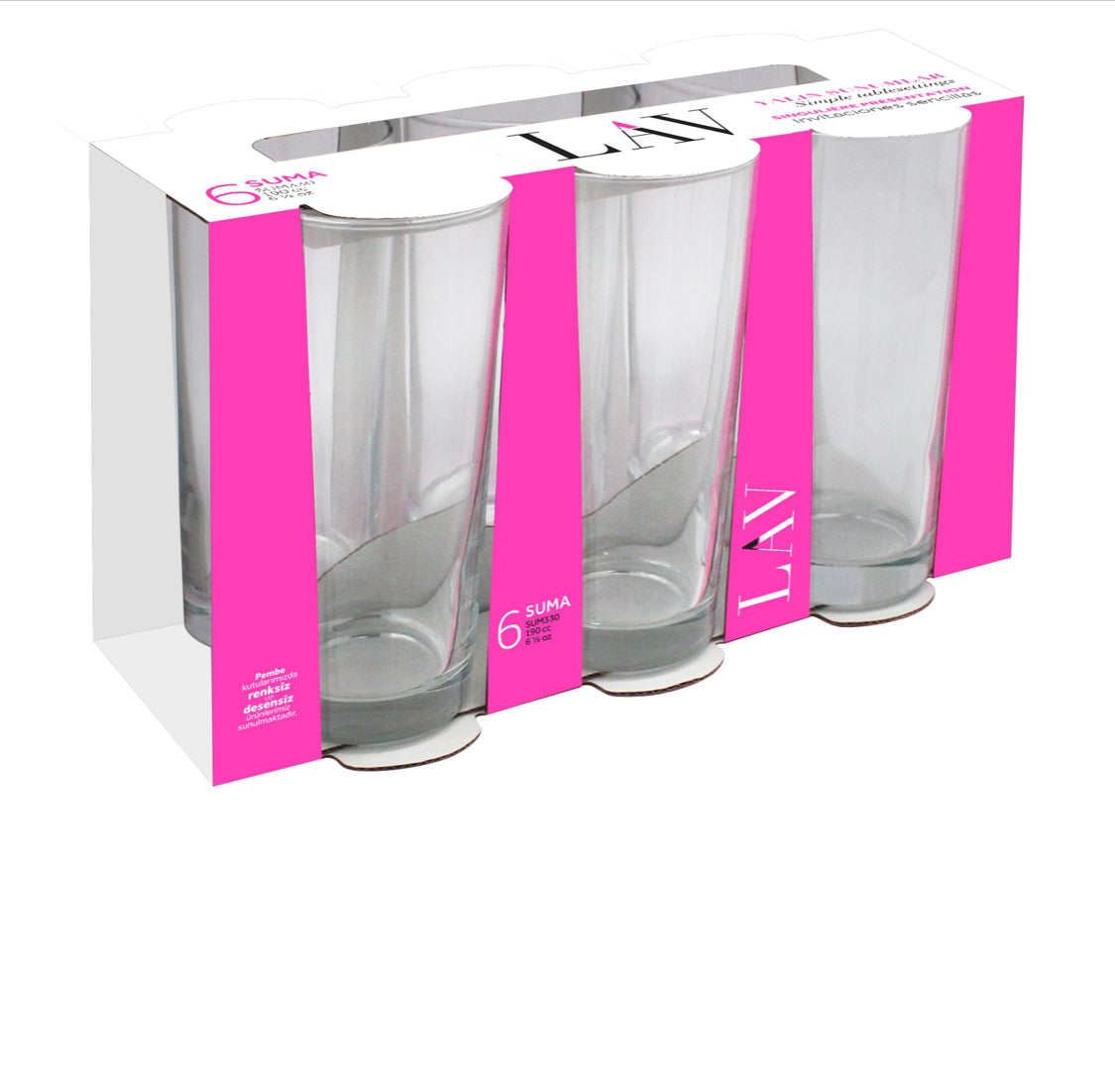 Lav Raki Glasses (6 pcs)