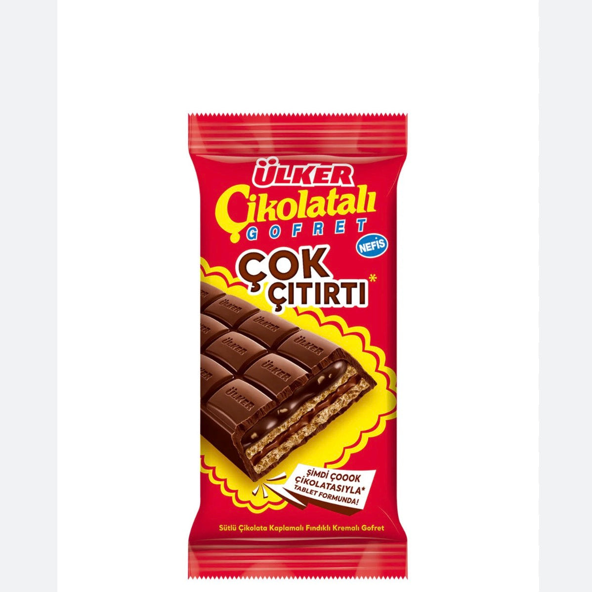 Ulker Chocolate Gofret Cok Citirli 100 gr