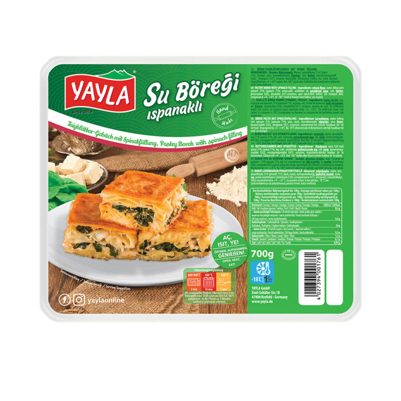 Yayla Su Böreği Peynirli ve Ispanaklı