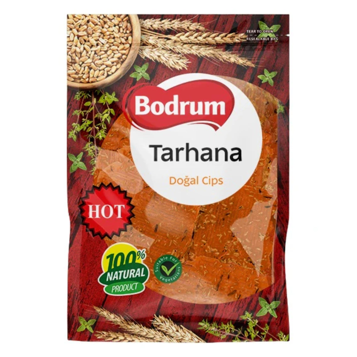 Bodrum Tarhana Dogal Cips (Hot) 200g