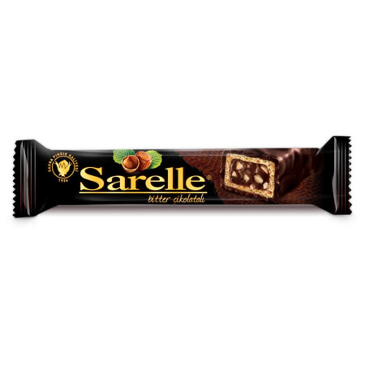Sarelle Fındıklı ve Fındık Kremalı Sütlü Çikolatalı Gofret