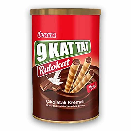 Ülker Rulokat Wafer Bitter Çikolata (Teneke)