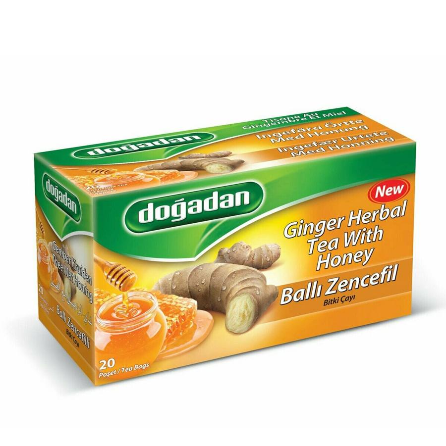 Dogadan Ginger Herbal Tea with Honey
