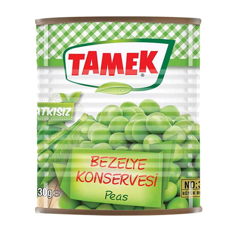 Tamek Green Peas Tin 800gr