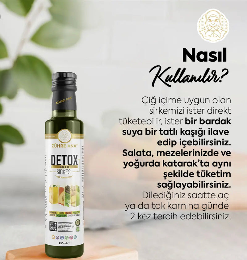 Zühre Ana Detoks Altın Sirkesi
