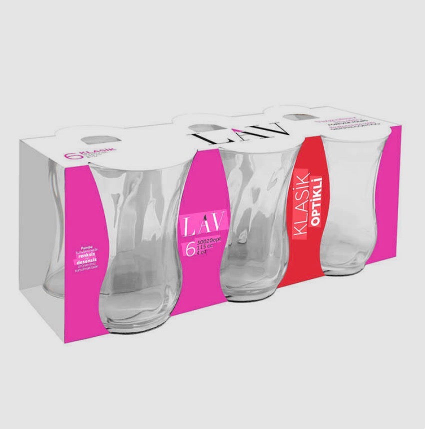 Lav Optik Tea Glasses (6 pcs)