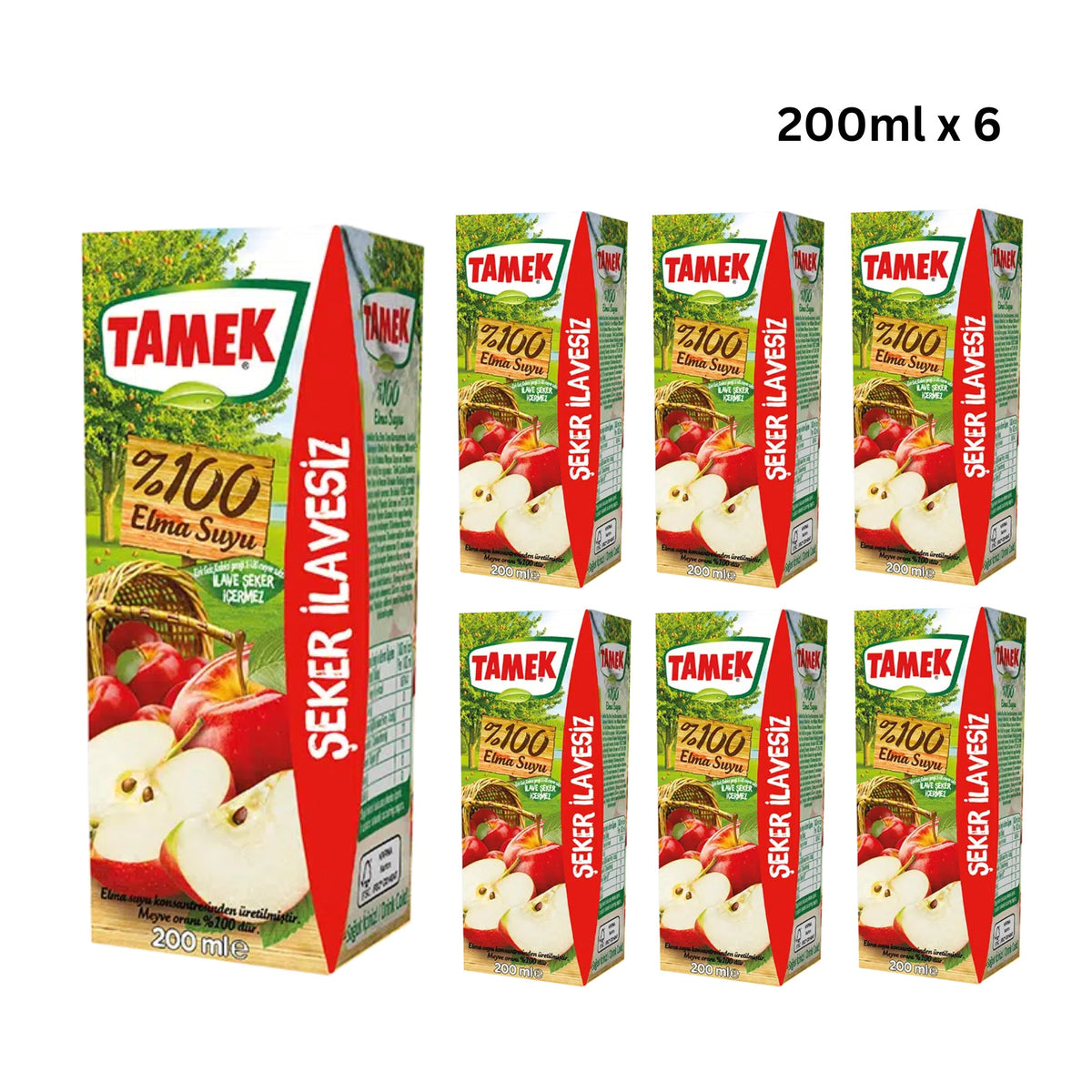 Tamek Apple 200ml x 6 pcs