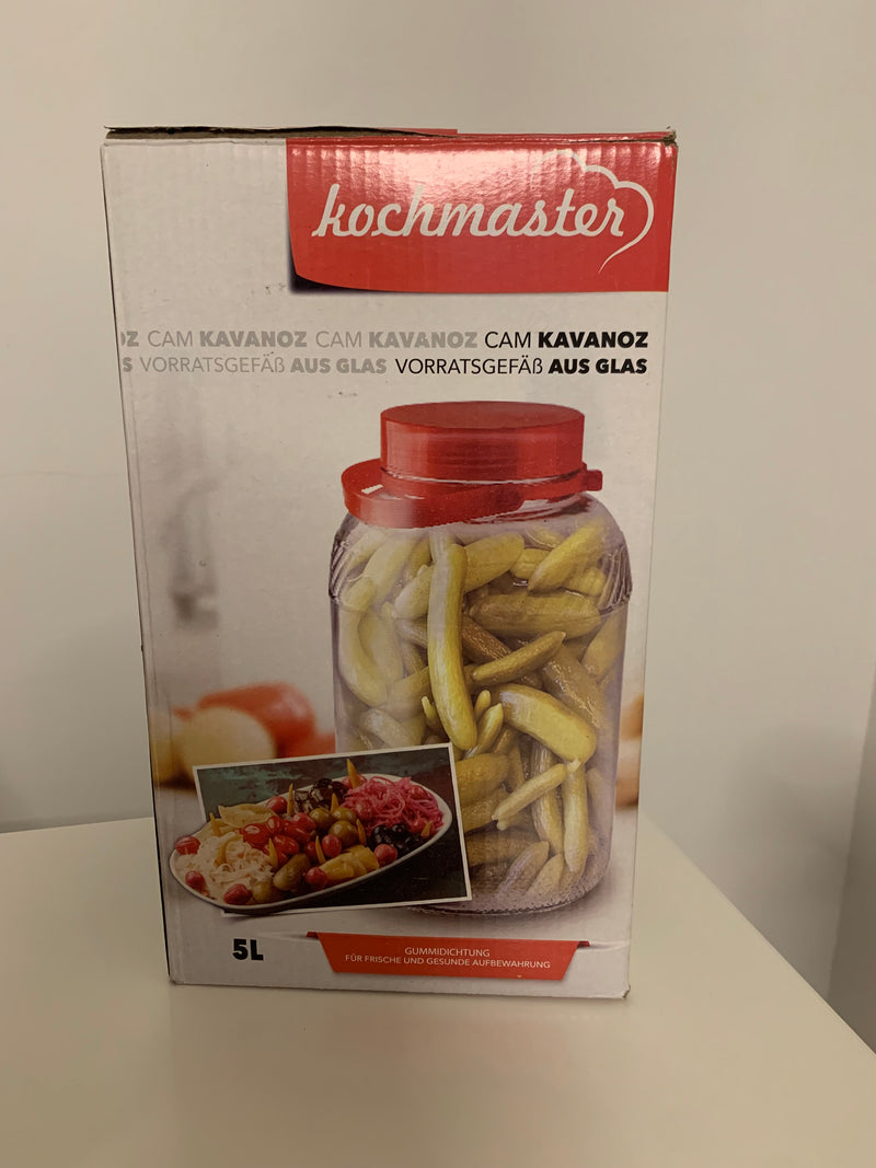 Koshmaster Glass Jar 5 Lt.