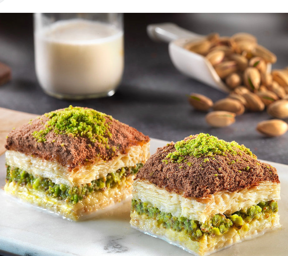 Soğuk Baklava (Fıstıklı)