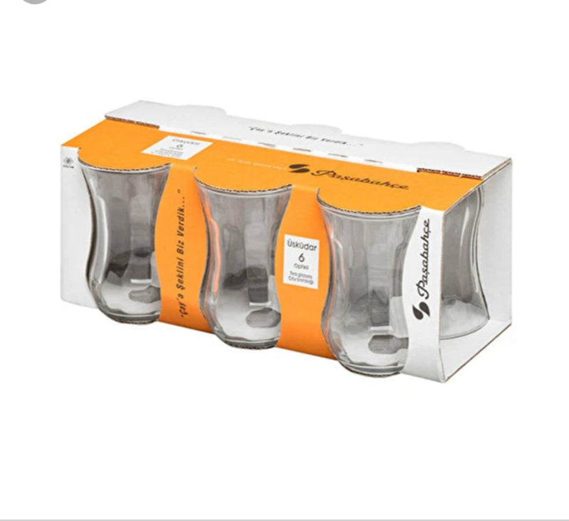 Pasabahce Uskudar Tea Glass 6pcs / caybardagi