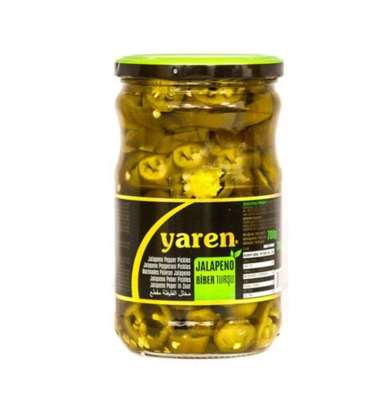 Yaren Sliced Pickled Jalapeno Peppers