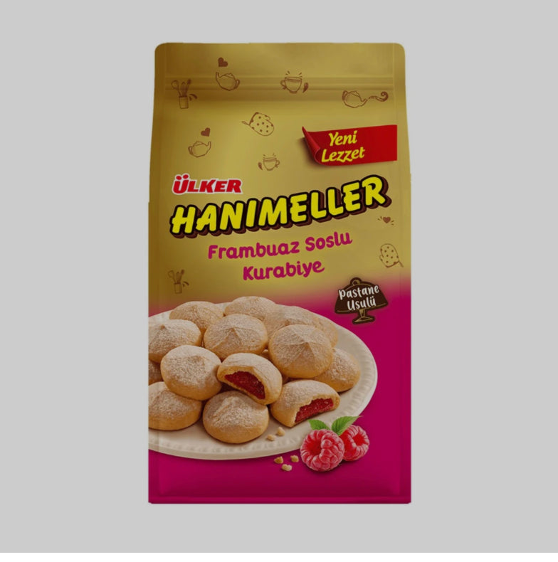 Ulker Hanimeller Frambuaz Soslu Kurabiye