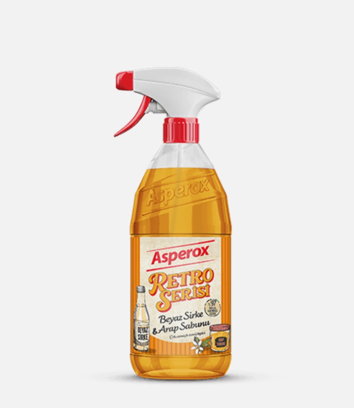 Asperox Retro Serisi Beyaz Sirke&Arap Sabunu