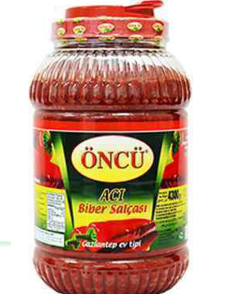 Oncu Hot Pepper Paste (Salca) Big Box