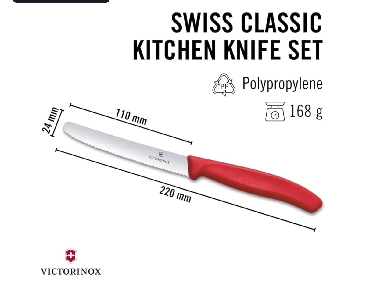 Victorinox Swiss Classic Tomato and Table Knife 1 Pcs. (11 cm)