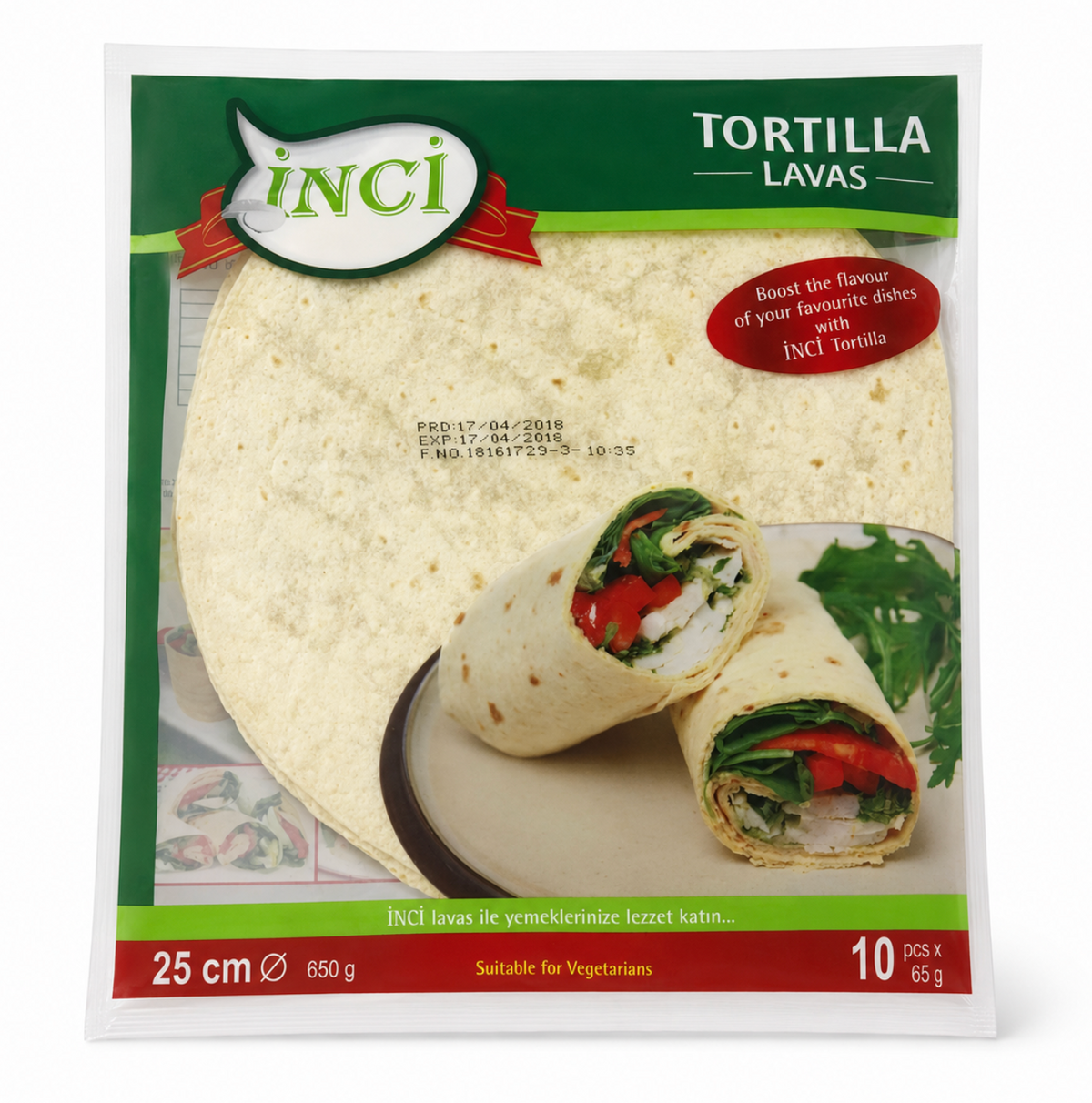 Inci Tortilla Lavas (25cm)