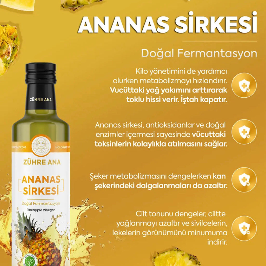 Zuhre Ana Ananas Sirkesi Pineapple Vinegar
