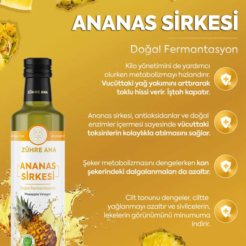 Zuhre Ana Ananas Sirkesi Pineapple Vinegar