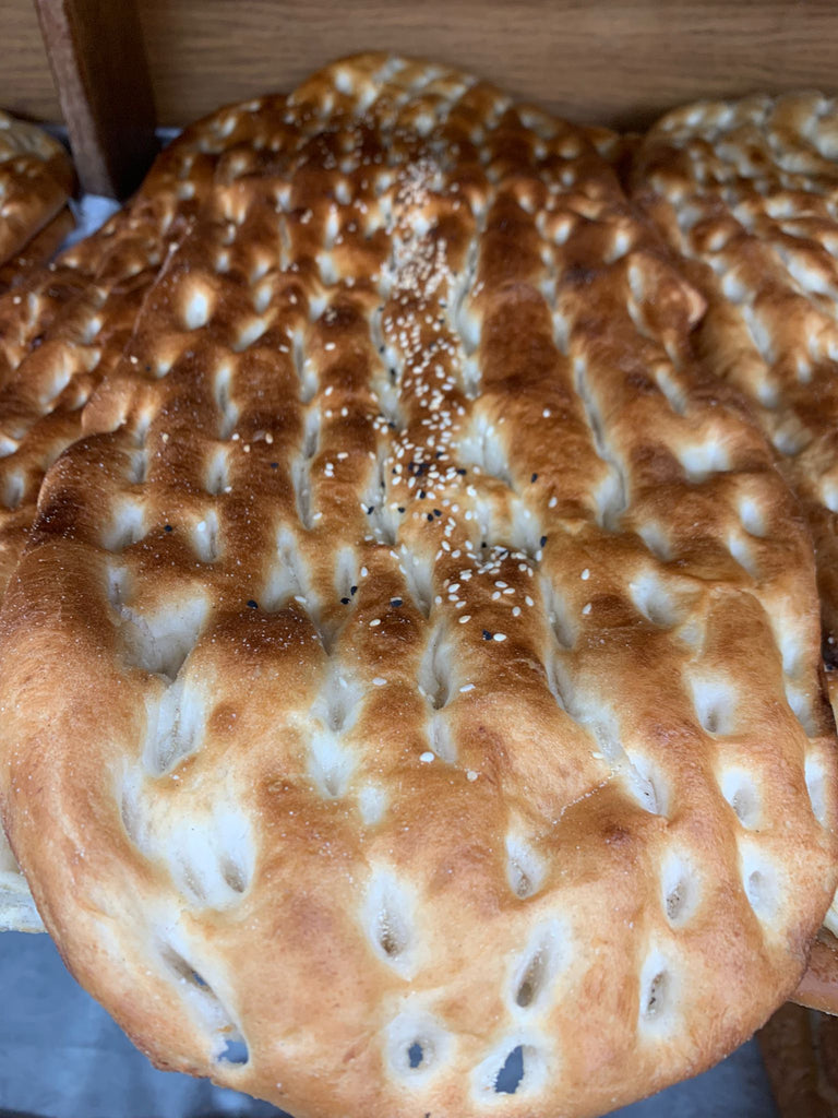 Bonvila Turkish Tirnak Pide Bread with Seeds (Susamli ve Corekotlu)