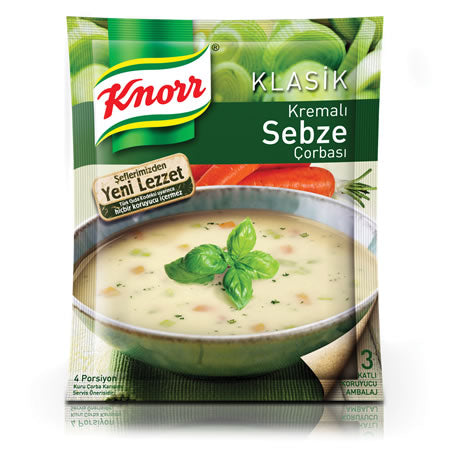 Knorr Sebzeli Kremalı Çorba
