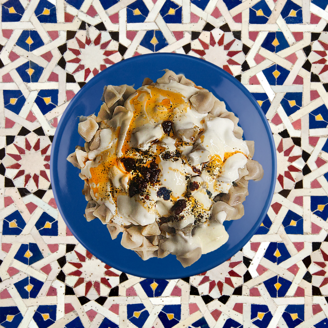 Bonvila Homemade El Acması Manti - Traditional Turkish Dumplings with Mince Meat