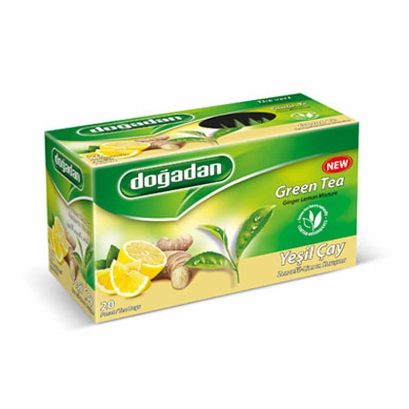 Doğadan Zencefil ve Limonlu Yeşil Çay