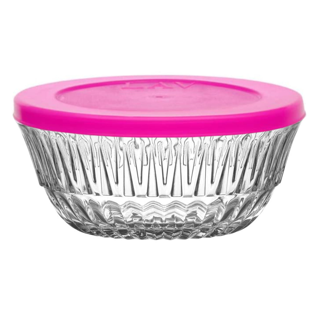 Lav Glass Bowl With Lid
