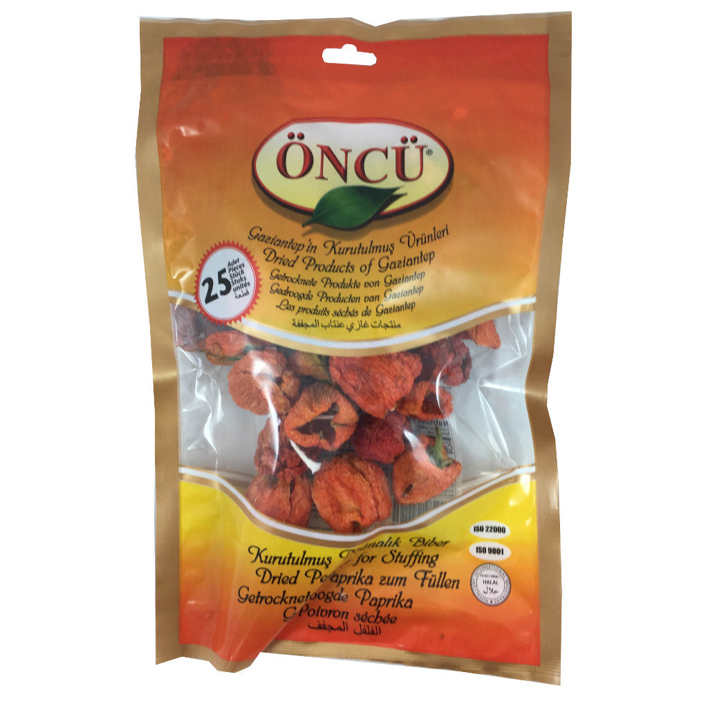 Oncu Dried Pepper For Stuffing (Dolmalik Biber)