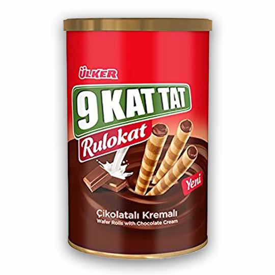 Ulker Rulokat Wafer Dark Chocolate (Tin)