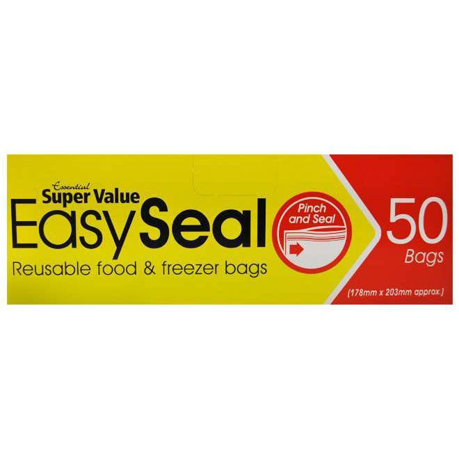 Essential Easy Seal Freezer Bag 50x