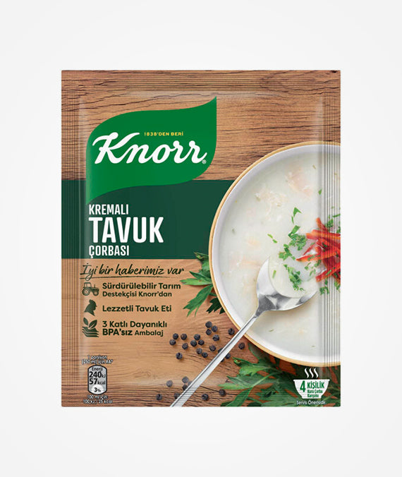 Knorr Kremalı Tavuk Çorbası