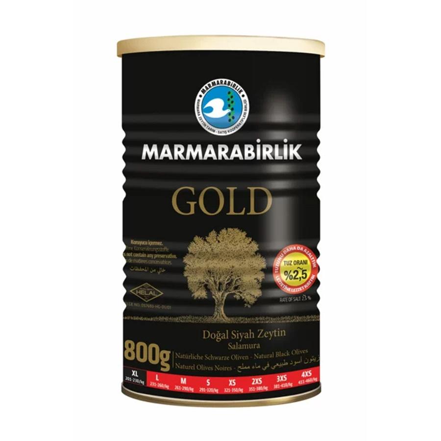 Marmarabirlik Mega Gold Black Olives XL